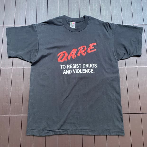 (XL) 90s 빈티지 DARE 티셔츠