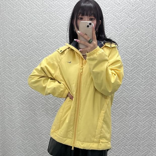 나이키 올드스쿨 레트로 키치 레몬맛 바람막이 자켓 90 C13509