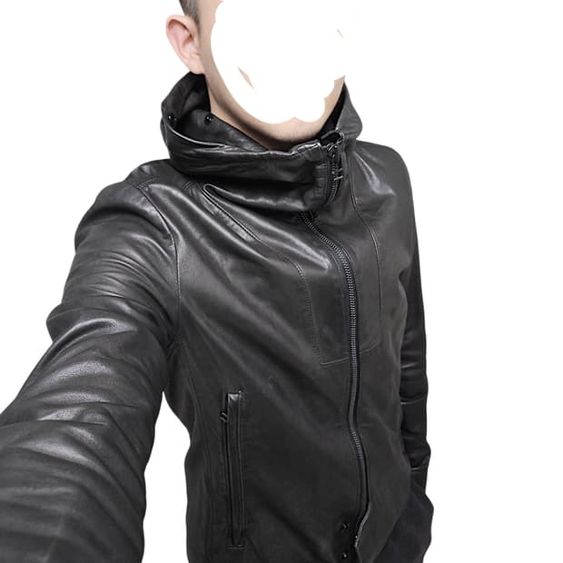 헬무트랭 가죽 자켓 00s 뉴욕택