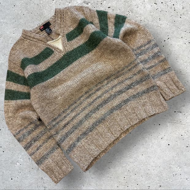 [M] DIESEL 디젤 스트라이프 니트 스웨터 B913