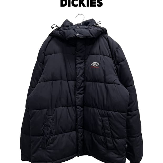 디키즈 올드스쿨 숏패딩 다크네이비