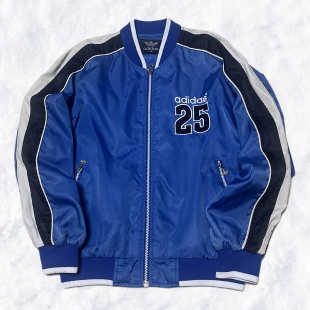 아디다스 올드스쿨 블루 바시티 윈드러너 자켓 