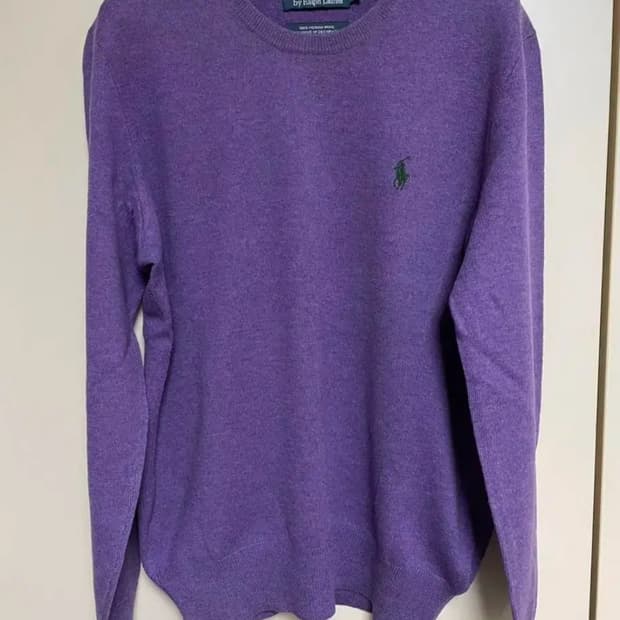 Polo 폴로 메리노 울 100% 니트 S 사이즈 purple