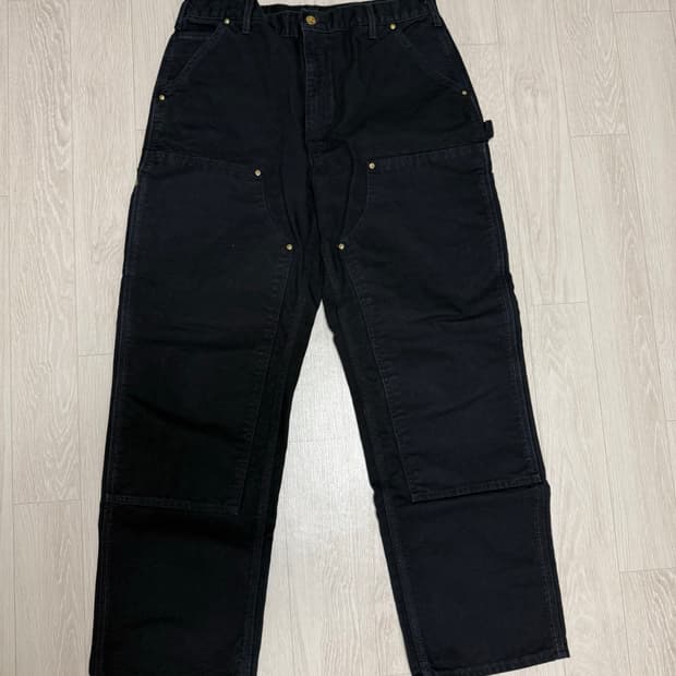 [36x32] 칼하트 b01 더블니 블랙 현행