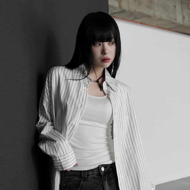 스트라이프 셔츠