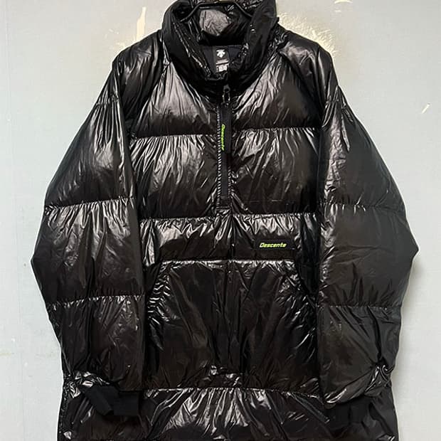 데상트 남자 패딩아노락 웰론 반집업 캐주얼 유광 XL 105