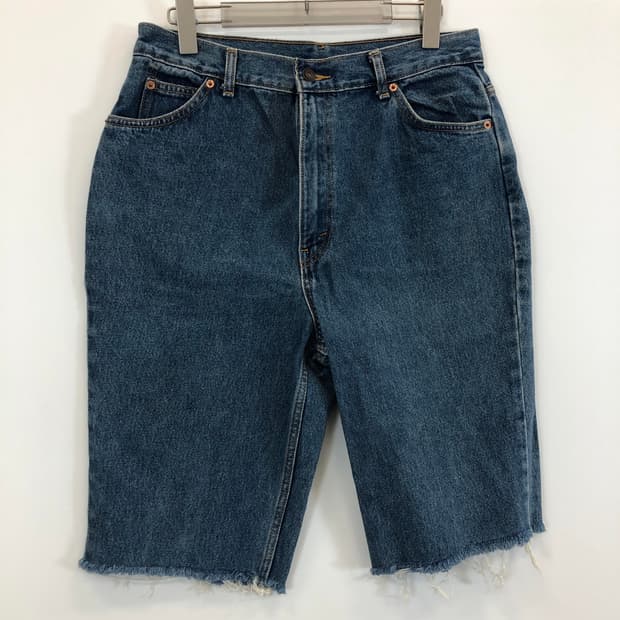 리바이스 550 오렌지텝 00s 데님 컷오프쇼츠 30 인치