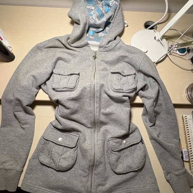 팝걸빈티지 후드집업