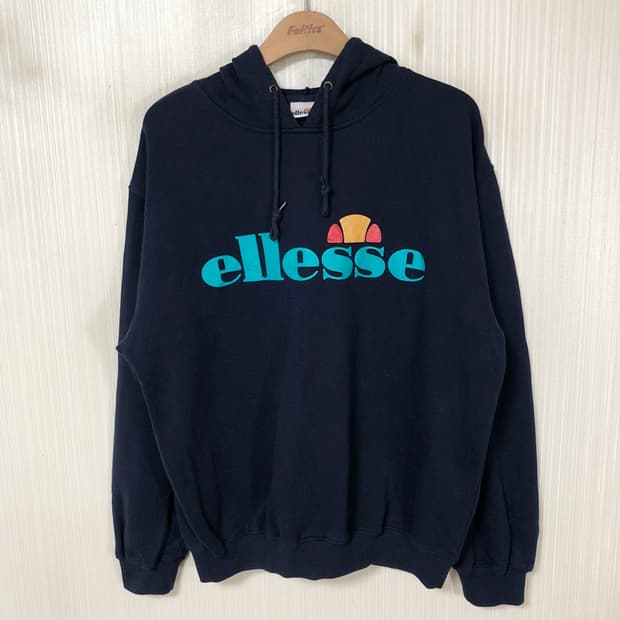 엘레쎄(ellesse) 빅로고 후드티셔츠 M