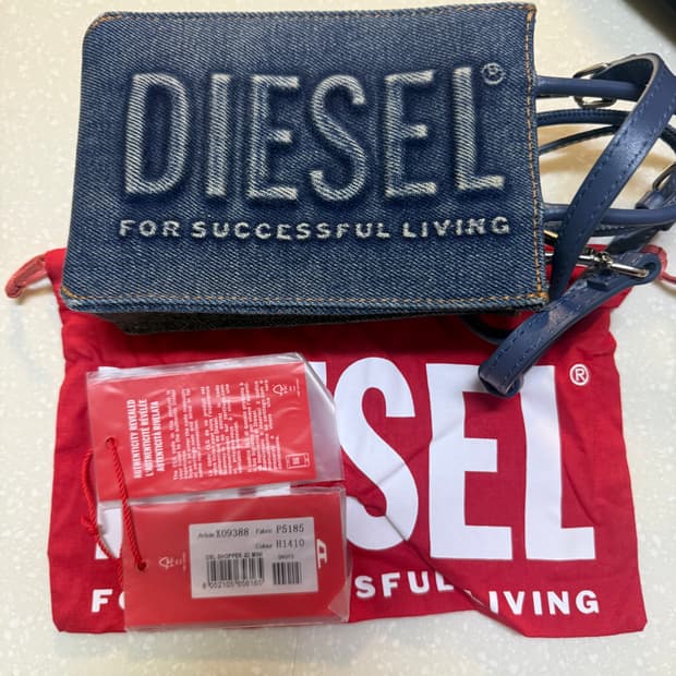 디젤 Dsl 쇼퍼 3D 미니 데님 쇼퍼백 토트백 가방