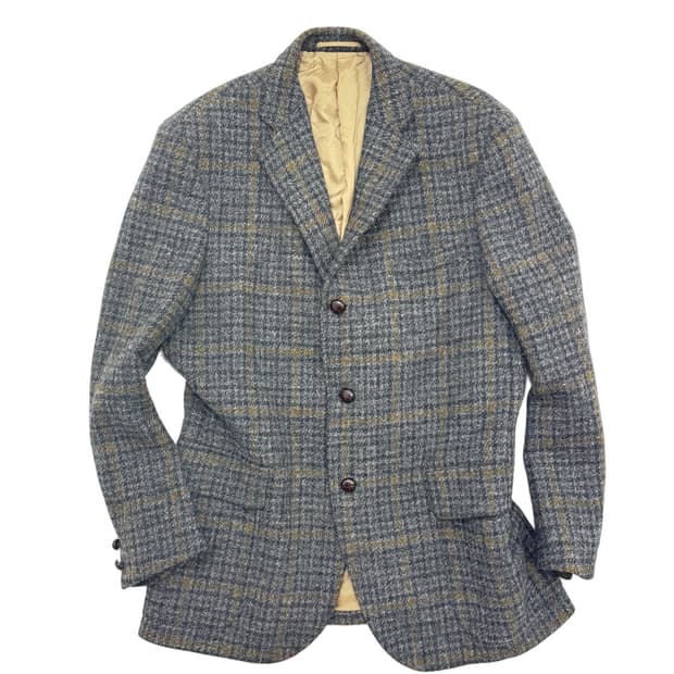 J.PRESS × HARRIS TWEED 3B CHECK JACKET
