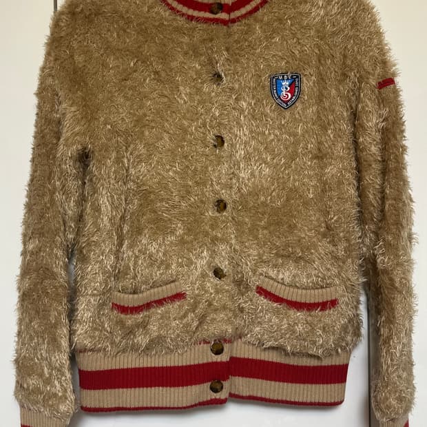 마스터바니에디션 퍼 집업니트