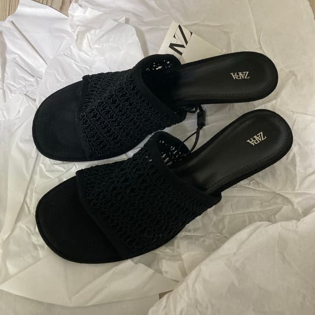 자라 꼬임 키튼힐 37사이즈 