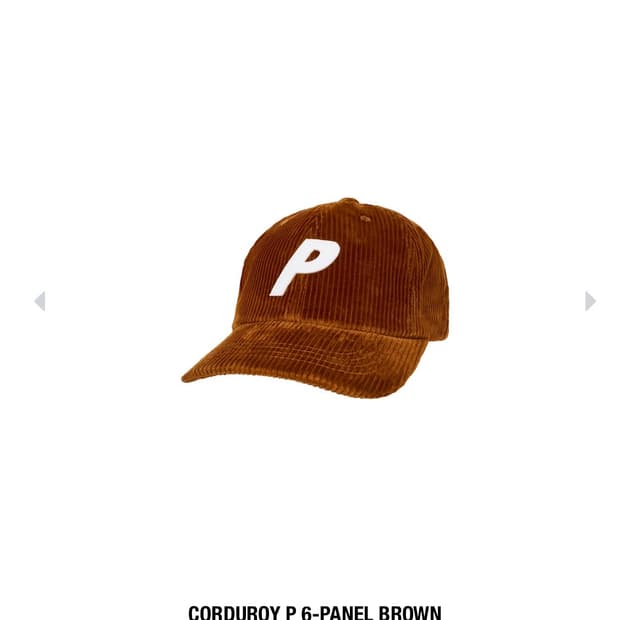 Palace corduroy p 6-Panel brown