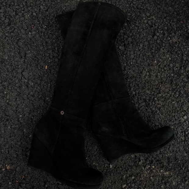 프라다 웨지힐 부츠 