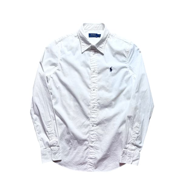 폴로 화이트 여성용 셔츠