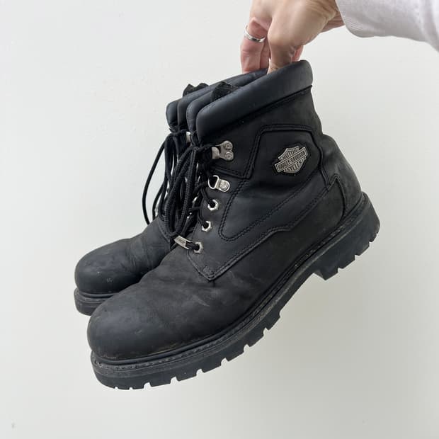 할리 데이비슨 Badlands 레더 부츠