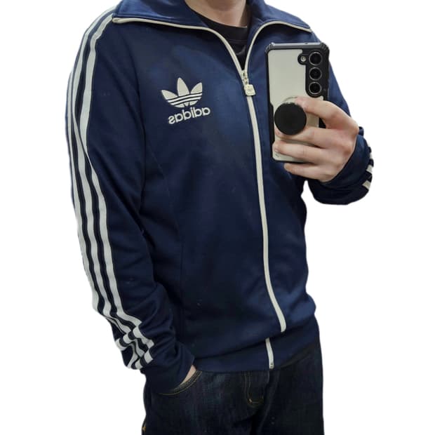 100 아디다스 네이비 유로파 져지 트랙탑