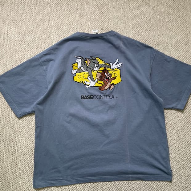 톰과제리 x base control 반팔티셔츠
