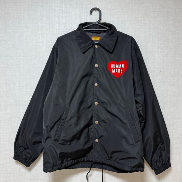 [오프라인 한정] 휴먼메이드 코치자켓 블랙 [상세 설명 확인]