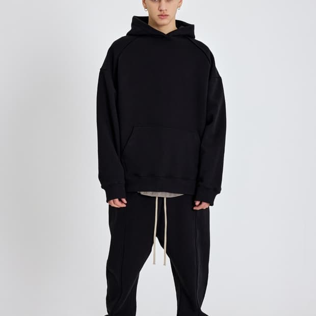 (1)어텐션로우 커브 터널 후드티