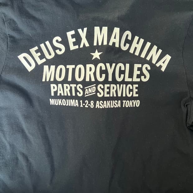 데우스 엑스 마키나 도쿄 아사쿠사 어드레스 티셔츠 반팔티