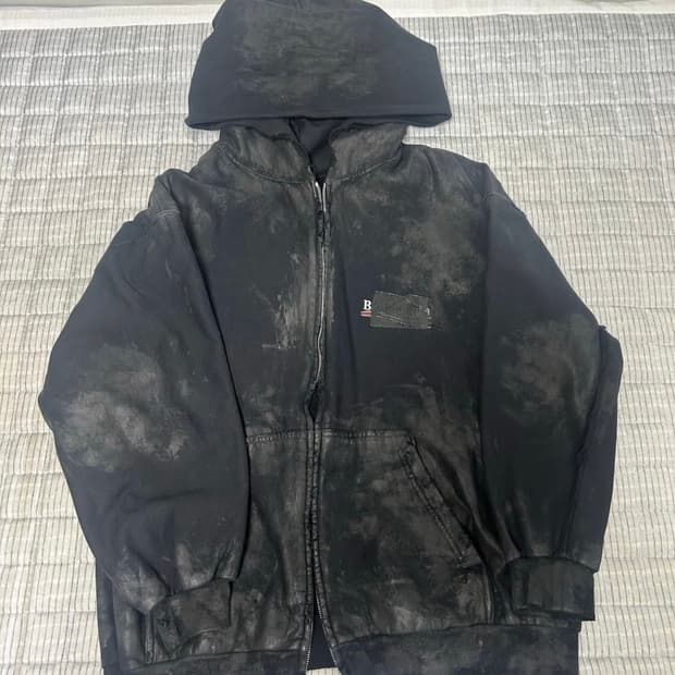 발렌시아가 개퍼 후드집업 s