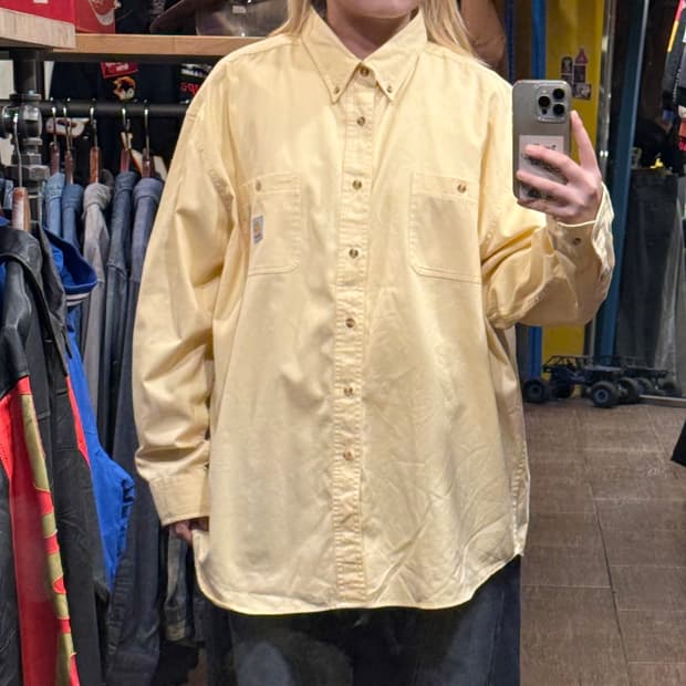 [HI] 칼하트 긴팔셔츠 옐로우 