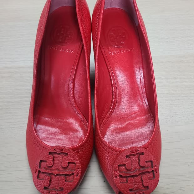 토리버치 레드 웨지힐 