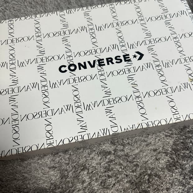 컨버스 jw앤더슨 런스타하이크 블랙 280 사이즈