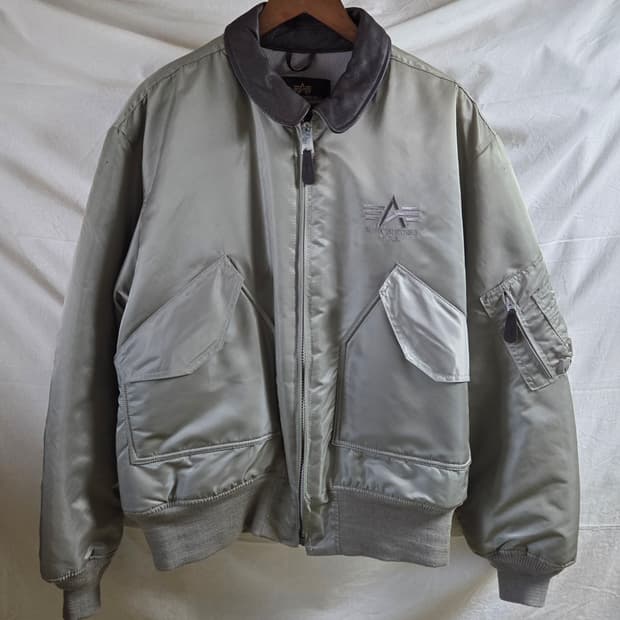 알파인더스트리 CWU-45P 플라이트 ma-1 봄버 자켓