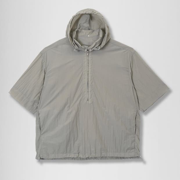 누마레 ee hoodie nylon anorak 나일론 아노락 그레이