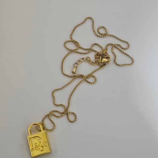 1디올 정품 빈티지 목걸이 업사이클링 남자목걸이 롱목걸이