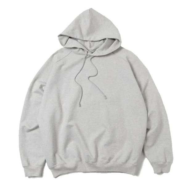 오라리 슈퍼 소프트 스웻 빅 풀오버 파카 탑그레이 4사이즈 판매합니다