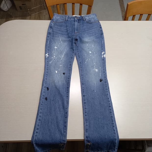 28 TheOpenProduct 하이웨이스트 페인티드진 28-882