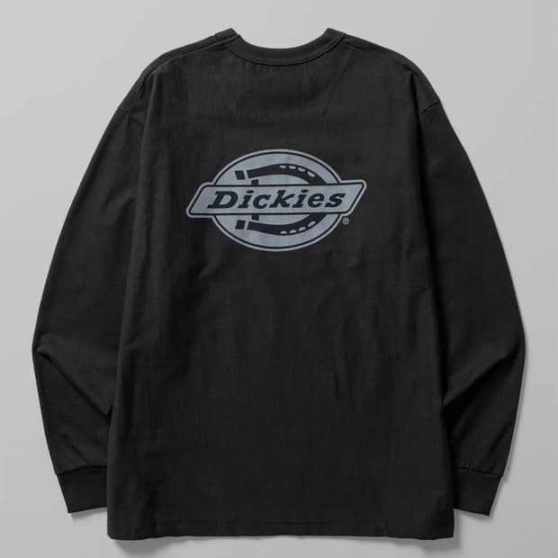 Dickies 디키즈 루즈핏 빅로고 롱슬리브 블랙