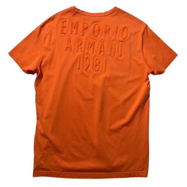 (매장판) 엠포리오 아르마니 백로고 반팔 티셔츠