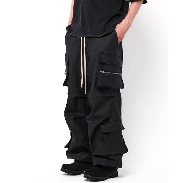 DANKE SCHON 코팅 카고 팬츠