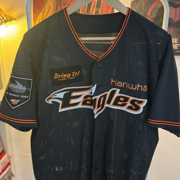 한화이글스 수어캠페인 패치 유니폼 110