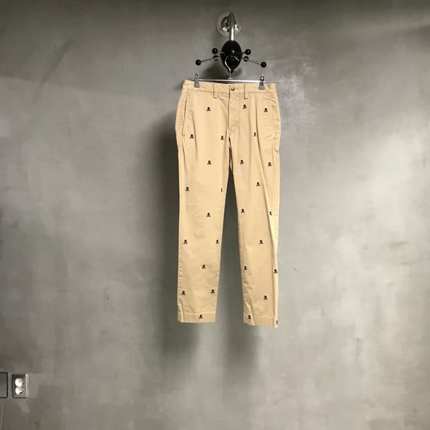 폴로 랄프로렌 베이지 멀티 자수 치노 팬츠 29/32