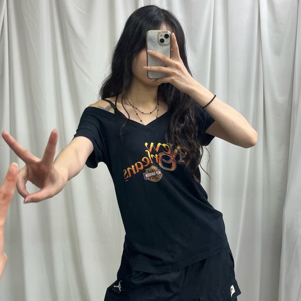 Harley davidson black T-shirts