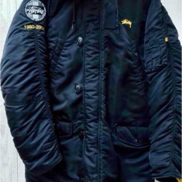 스투시 x 알파인더스트리 35주년 N3B 파카 M