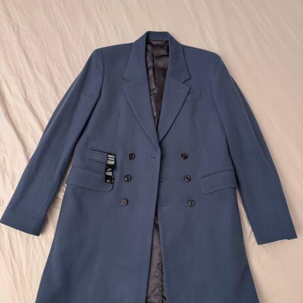 샤리프 SHAREEF 멀티 포켓 롱 체스터 코트