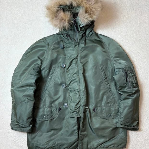 알파인더스트리 USA N-3B 새틴 밀리터리 파카 PN6380