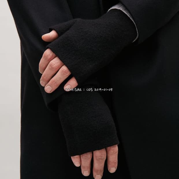 COS 메리노 핑거리스 글로브 장갑 s/m