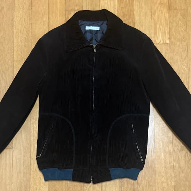 넘버나인 코듀로이 재킷 블랙