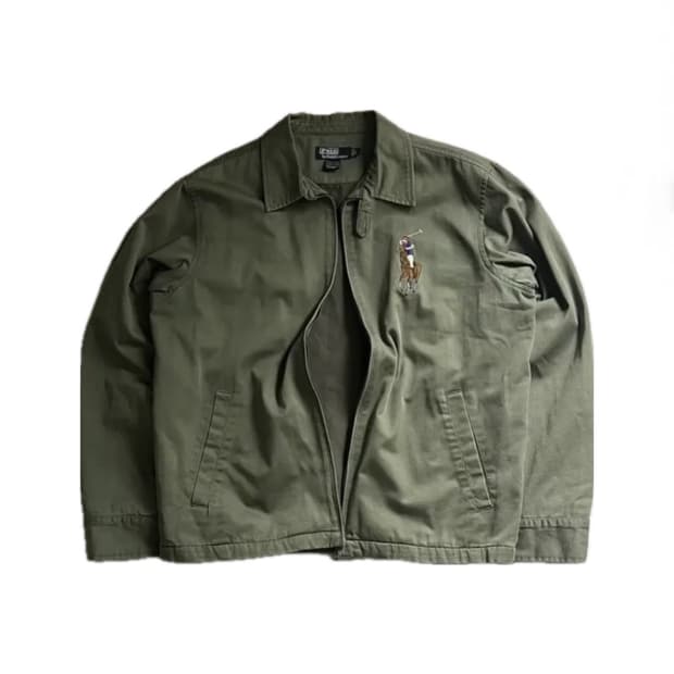 폴로 빅 포니 블루종 자켓