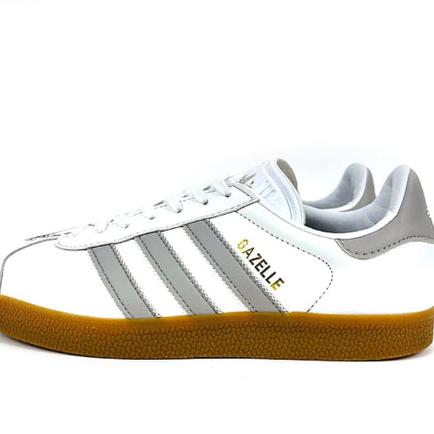 (250) 아디다스 가젤 화이트/그레이