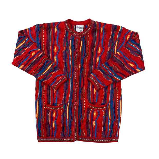 빈티지 케이블 가디건