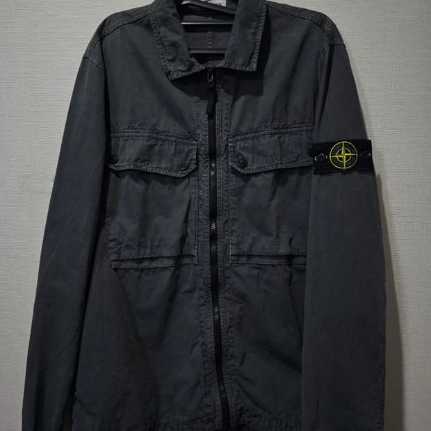 정품 스톤아일랜드 23FW 오버 셔츠 자켓 100 / L